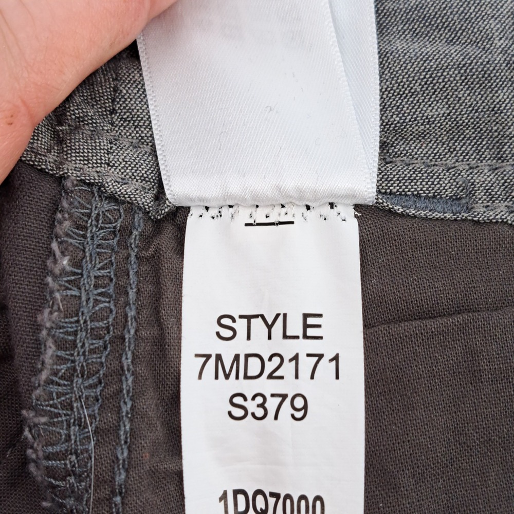 Lucky Brand Saturday Stretch Shorts Mens 30 Cotton Grey Solid 7MD2171 Casual - Picture 12 of 13